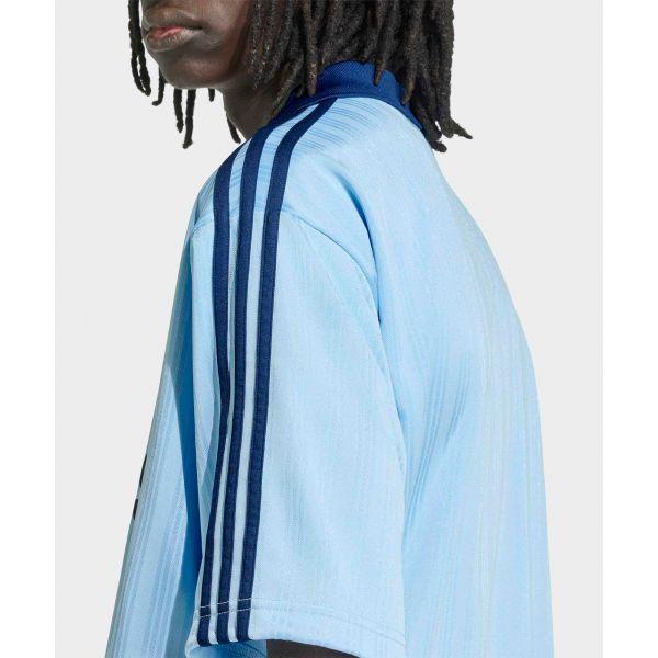 Adidas Originals Collared Goalie Loose Striped Pullover Short Sleeve T-Shirt Unisex Tops KW5992