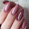 Fake Nails Almond Nail Solid Color Nail Patch Nail Patch Fine Glitter Long Almond Diamond Nail Patch 24 Pieces
