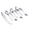304 Stainless Steel Ocean Fish Fork Spoon Coffee Stirring Stick Dolphin Whale Series Creative Children's Western Tableware