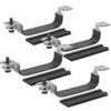 Terzo (by PIAA) Roof Box Option: Set of 4 Aerobar Mounting Clamps (Black) for Terzo Aerobars (Lowrider Series/Symmetric) (EA200A)