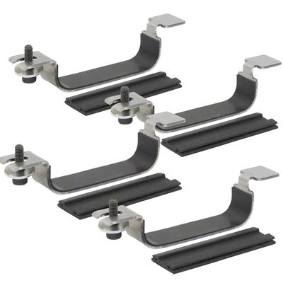Terzo (by PIAA) Roof Box Option - 4-Pack Aerobar Mounting Clamps - Black - For Terzo Aerobars, Lowrider Series/Symmetric Type EA200A