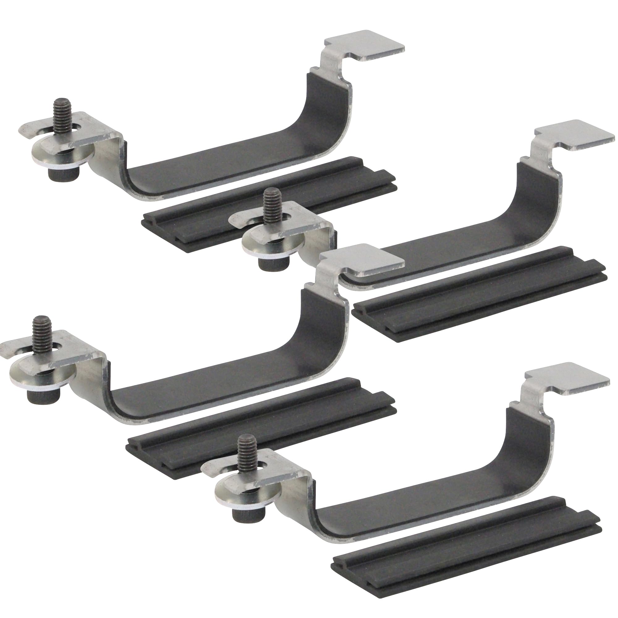 

Terzo Roof Box Set of 4 Black Aerobar Mounting Clamps for Lowrider Roof Boxes (by PIAA) Option Series/Symmetrical (EA200A)