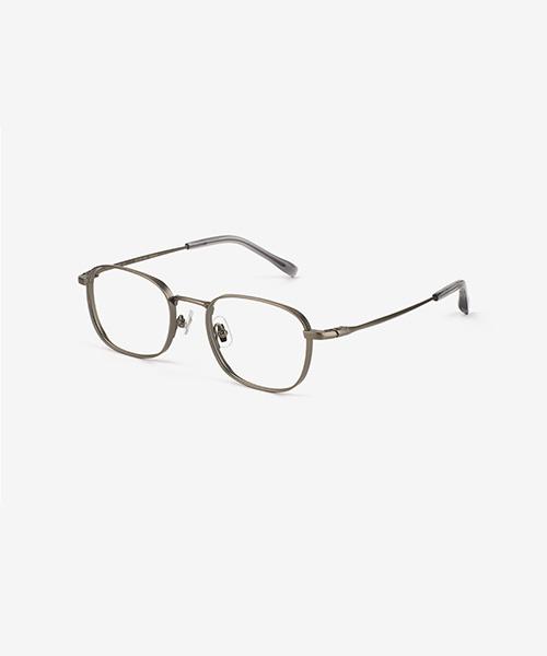 Techeuoaiweeo Ls-02T Glasses Frame C4 Atique Silver