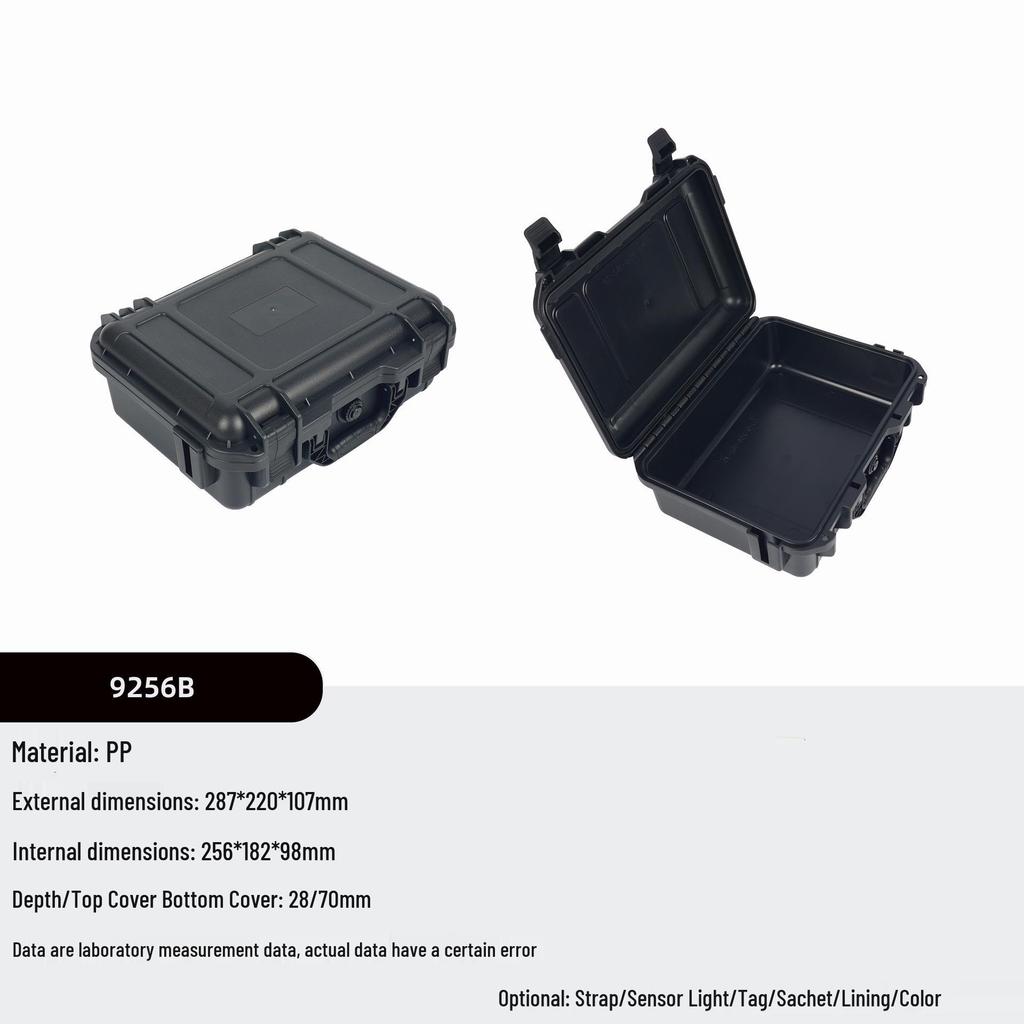 Multi-Size Explosion-Proof, Waterproof, Shockproof Plastic Tool Case with Optional Lining