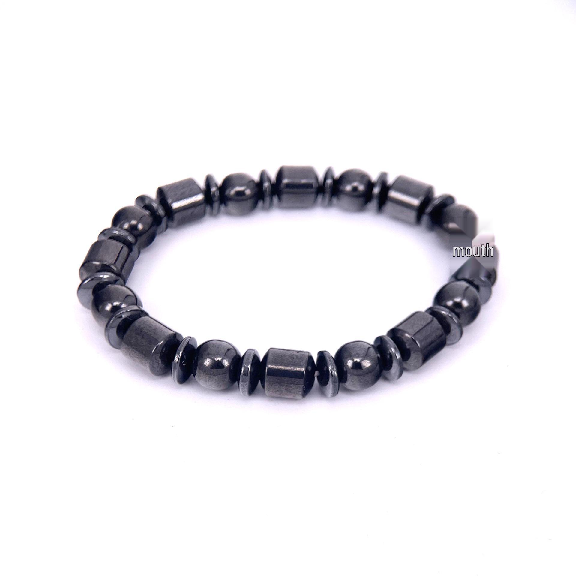 

Магнитный браслет из гематита на эластичной основе