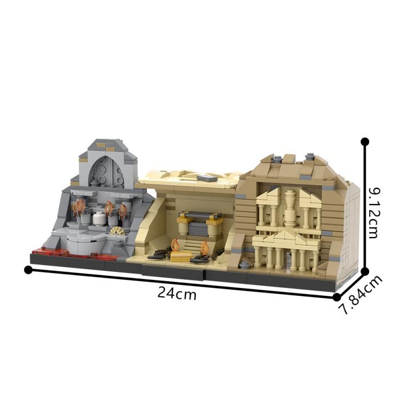 

MOC Indiana Jones Assembled Model High Brick Parts Toy Gift for Kids and Adults Electronic drawings