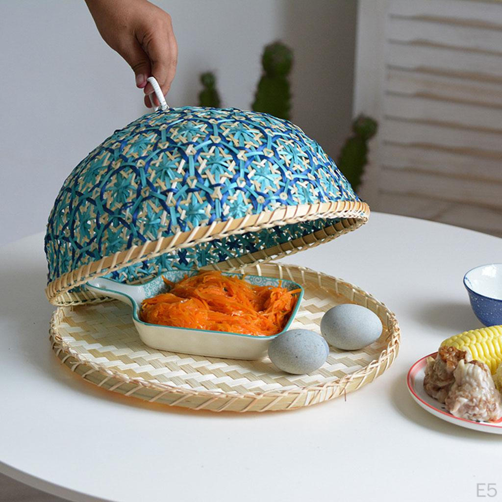 Bamboo Anti-Flying Storage Cover for home and indoor