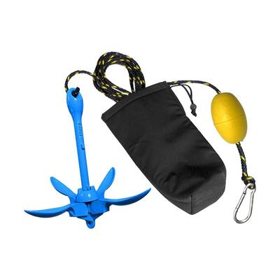 4 Çeneli Kancalı Çapa Kiti 3,3lb/1,5kg Alüminyum Taşınabilir Katlanabilir Çapa Kayaklar Jet Skiler Pwc için Saklama Çantası Deniz Halatı