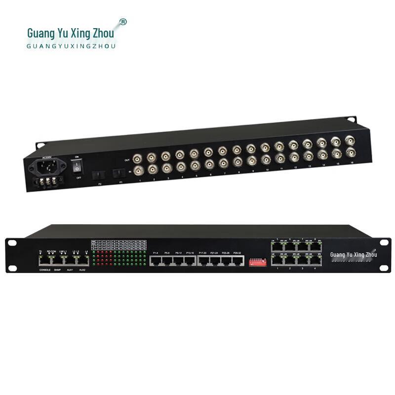 Guangyu Xingzhou GY-15E18G8P Multi-Service Fiber Optic Transceiver
