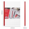 Deli A4 Extra Wide Transparent Slide Binder Document Folders