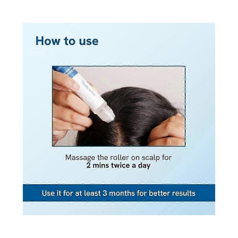 Be Bodywise Hair Growth Serum Roll On - 3% Rosemary, 3% Redensyl &amp; 2%