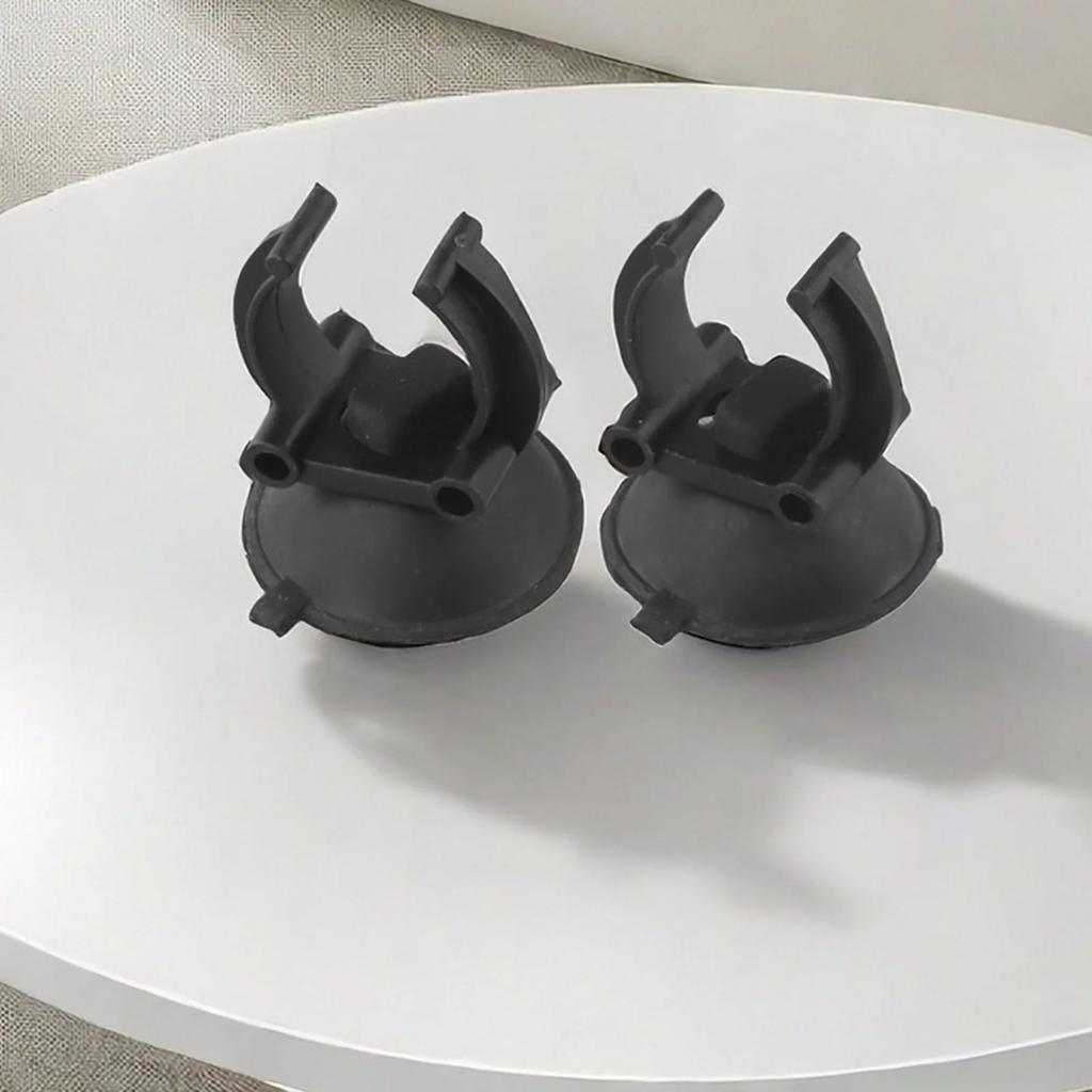 2PCS Aquarium Heater Suction Cups Suckers Clips 30mm Dia Holders Clamps For Fish Tank Accessories Black Pet Supplies