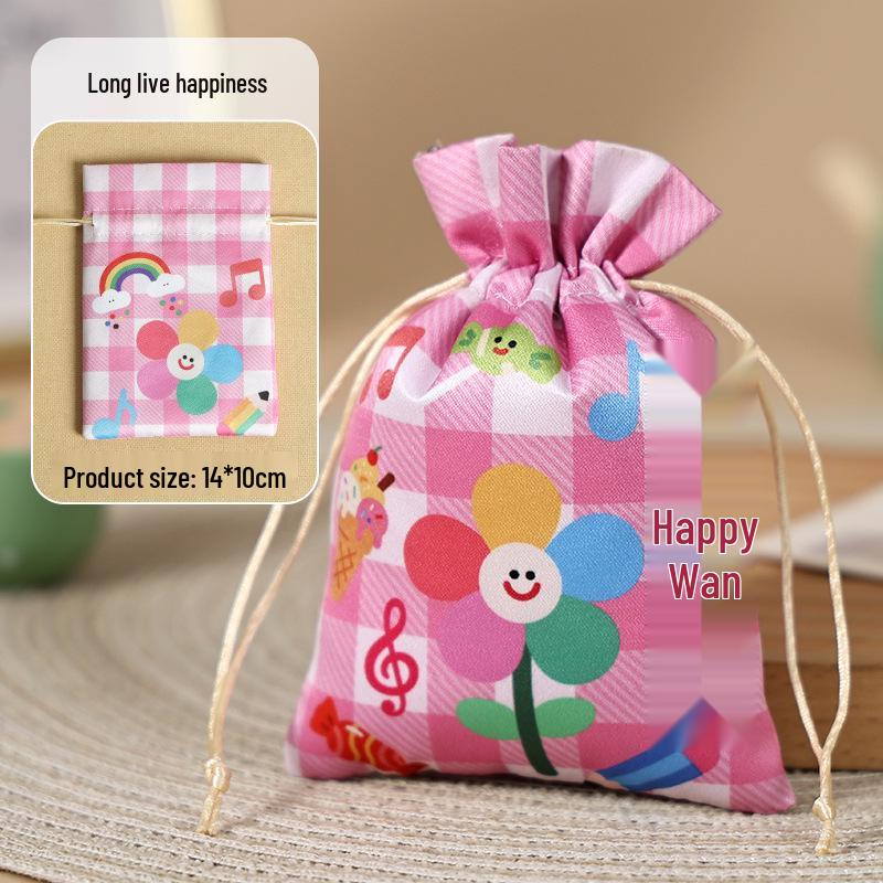 Dragon Boat Festival Drawstring Sachet: Incense, Souvenir, Wedding Candy & Lucky Bag with Custom Printable Logo Empty Bag (10x14cm)