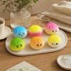 Steamed Bun Toy with Blowing Fun - Non-Sticky Soft Stress Food for Kids and Adults