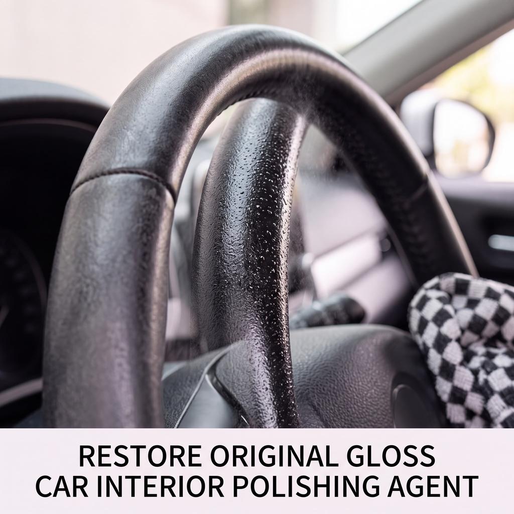 Auto Interior Polish Car Shine Cleaner Interior Detailer Spray Protective Color Fading Repair Automobile Care Detailing Spray For Leather Vinyl