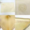 Used HERMES Tote Bag Cannes MM Cotton canvas beige Herringbone Pattern