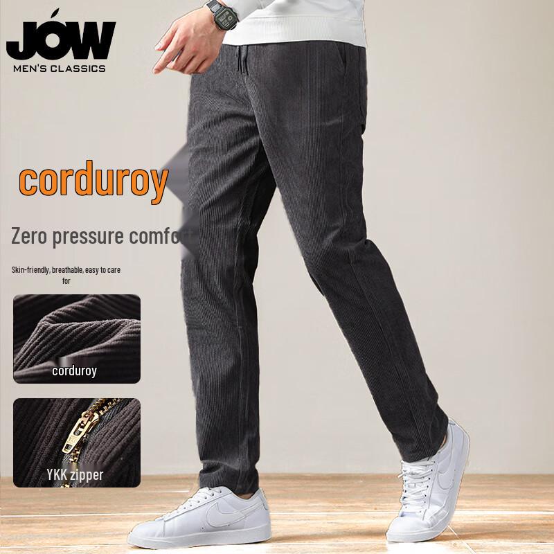 

JOW Men s Corduroy Straight Leg Casual Pants 539K270 38