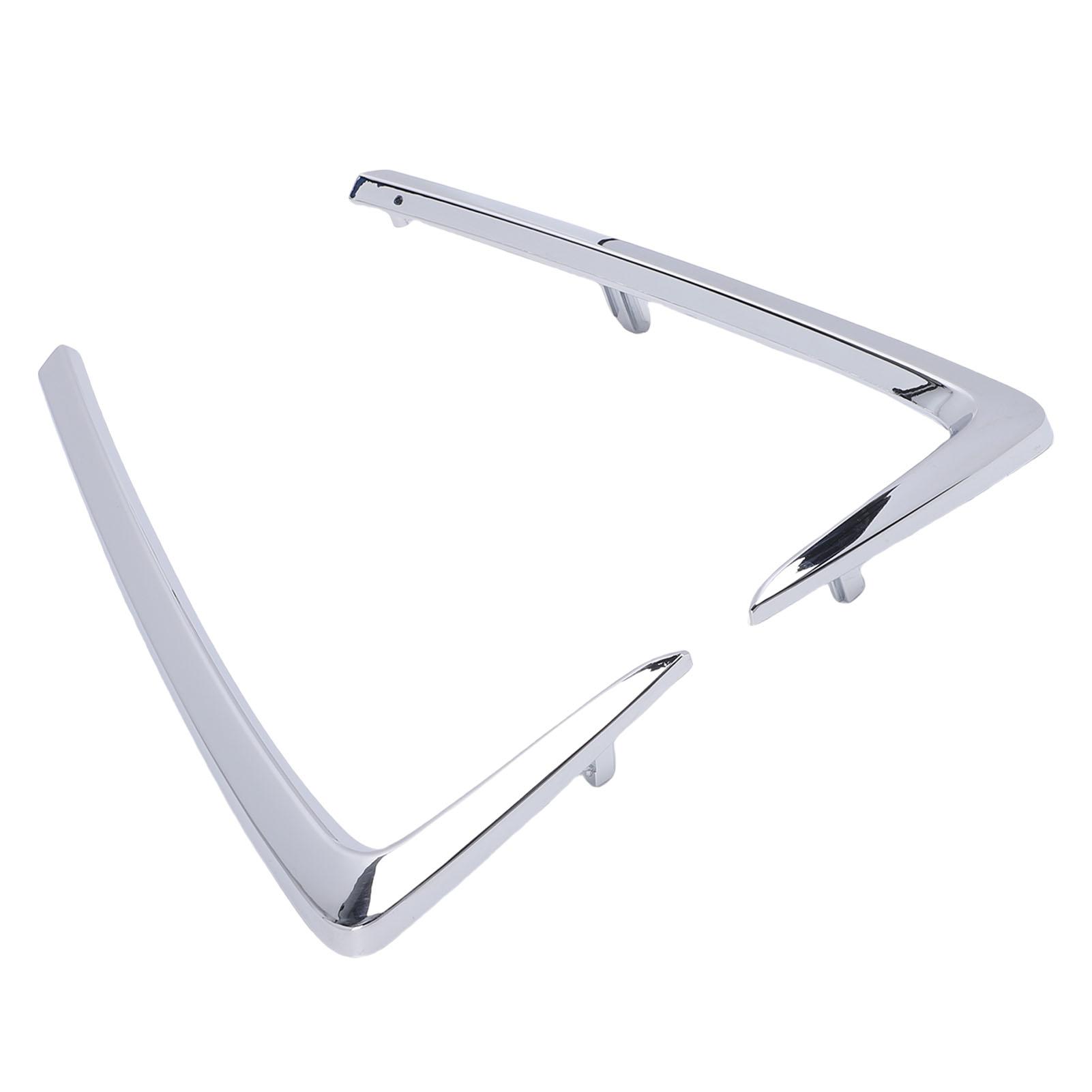 Car Front Grille Side Trim 53124 WB001 53123 WB001 Front Bumper Side Grille Strip Trim Fitment   Installation Set