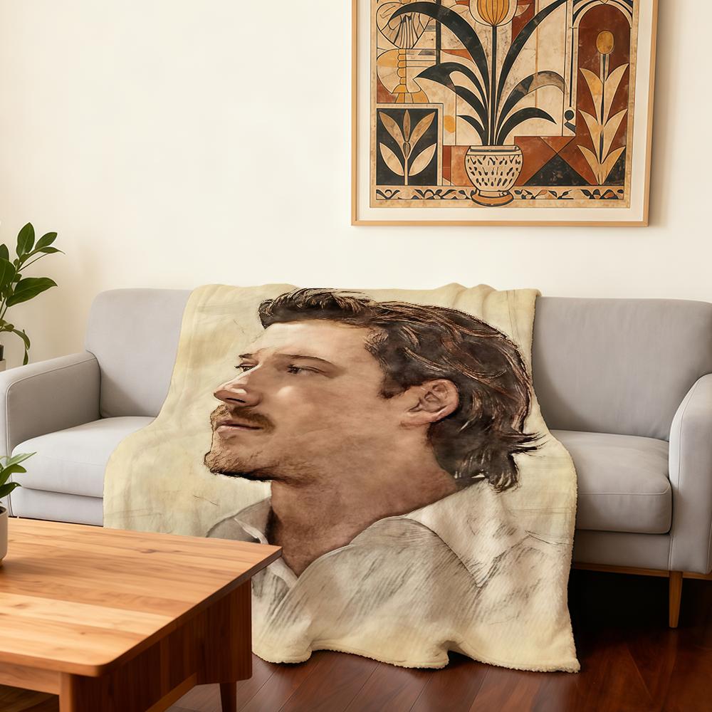 M-Morgan W-Wallen Ich bin das Problem Decke Super Warm Bequem Plüsch Überwurfdecke Kind Zuhause Sofa Schlafzimmer Geschenk