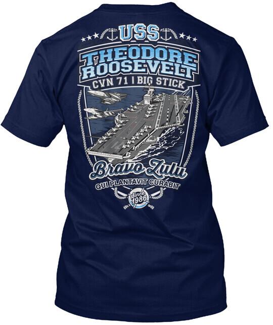 Uss Theodore Roosevelt Cvn 71 Tee TShirt Made In the USA Size S To 5XL Unisex T-Shirt