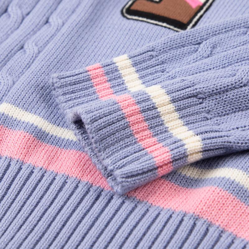HAZZYS Girls' 2025 Fall Cotton Knit Sweater