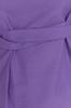 Women's Style Plus Size Purple Woven Tie Detailed Blouse