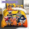 Cartoon-Muster Bettwäsche Steppbett-Set Bettbezug Kissenbezug Heimdekoration Geburtstagsgeschenk (1 * Bettbezug + 2 * Kissenbezug, Ohne Füllung)