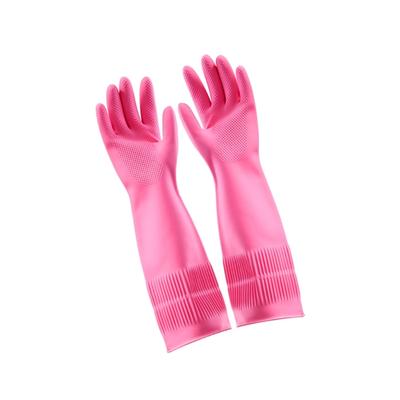 Latex Haushaltshandschuhe Verschleißfest Küchenutensil Schnelltrocknende Reinigungshandschuhe Für Effiziente Geschirrspülaufgaben