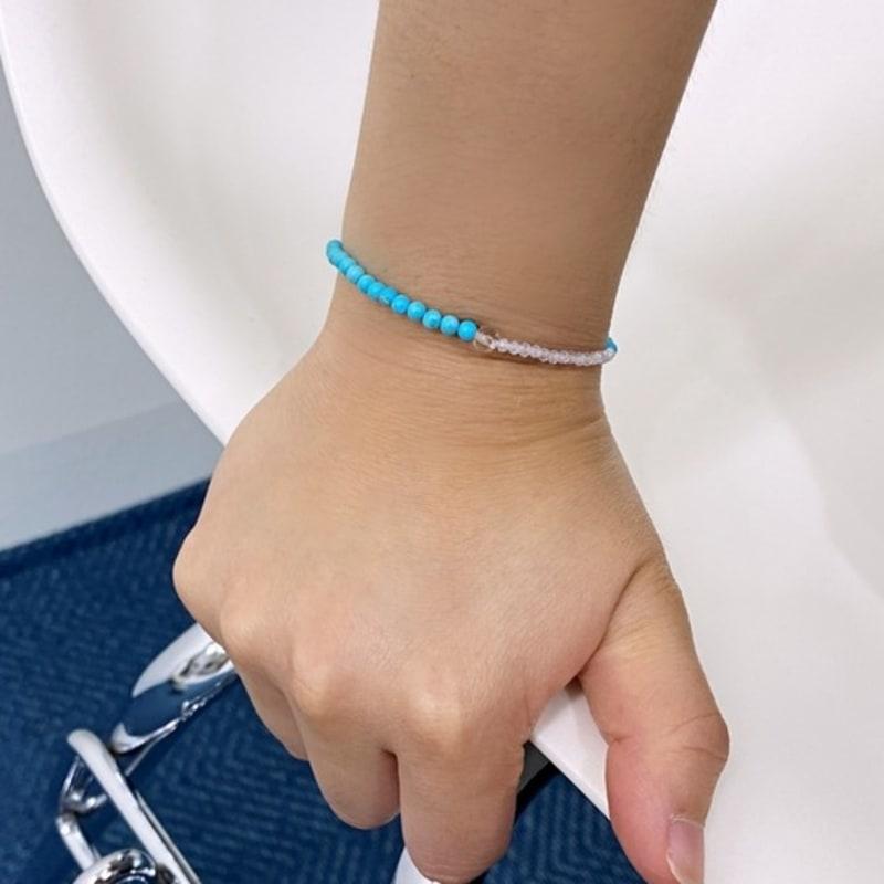 LOVE ME MONSTER Petit Gemstone Bracelet_2Color