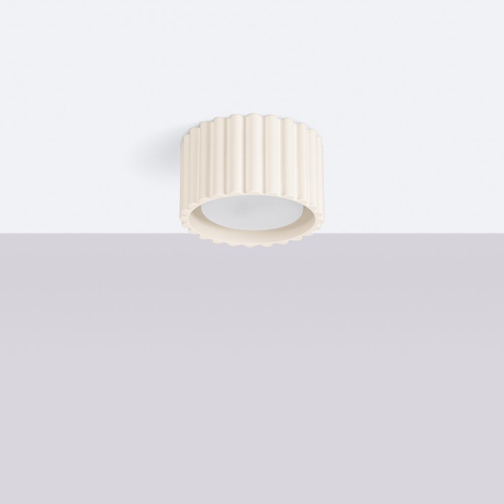 Ceiling Light Aura 1 Gx53 Beige Alu Sollux Sl.1792