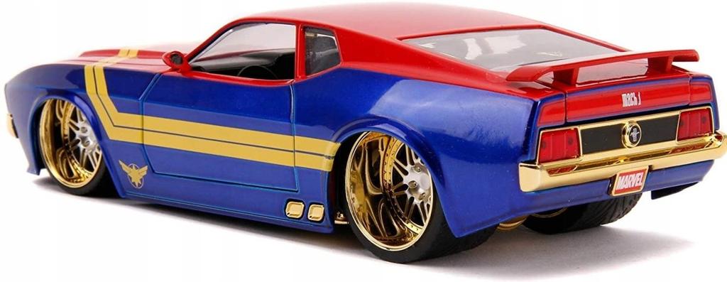 Ford Mustang '73 Captain Marvel Avengers Jada 1:24