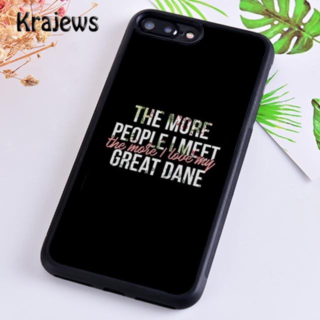 

Krajews Proud Parent Of A Great Dane Mom Dad Phone Case Cover For iPhone 17 Air 16 15 14 plus 11 12 13 pro max Fundas iPhone 13