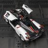 1/32 Simulation Pagani BC Alloy Supercar Model, Doors Can Be Opened with Sound and Light, Car Ornaments