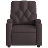 Massage Chair Dark Brown Fabric