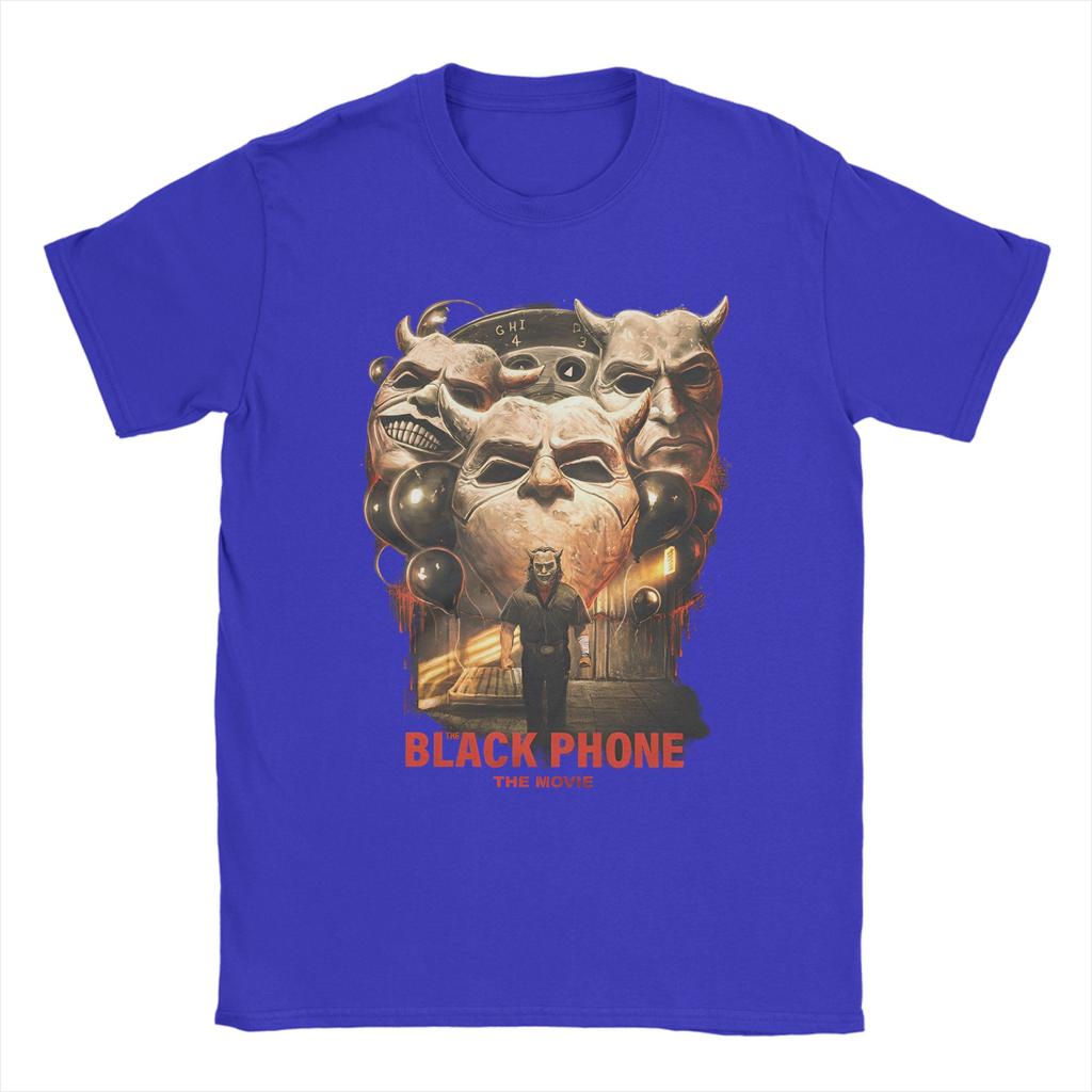 2025 Black Phone 2 Movies T-Shirt  Leisure T-Shirts Short Sleeve Streetwear Tops Summer Pure Cotton O Neck Plus Size 5XL Tees