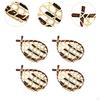 4Pcs Small Woven Bread Baskets Bamboo Basket Tray Multipurpose Mini Rustic Gift