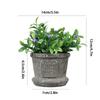 1PC Artificial Bonsai Table Ornaments Flowers Potted Fake Plants Alphabet Pots Desktop Decoration