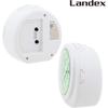 Landex Alarm Clock Analog Regulus Star Luminous Dial White YT5244WH