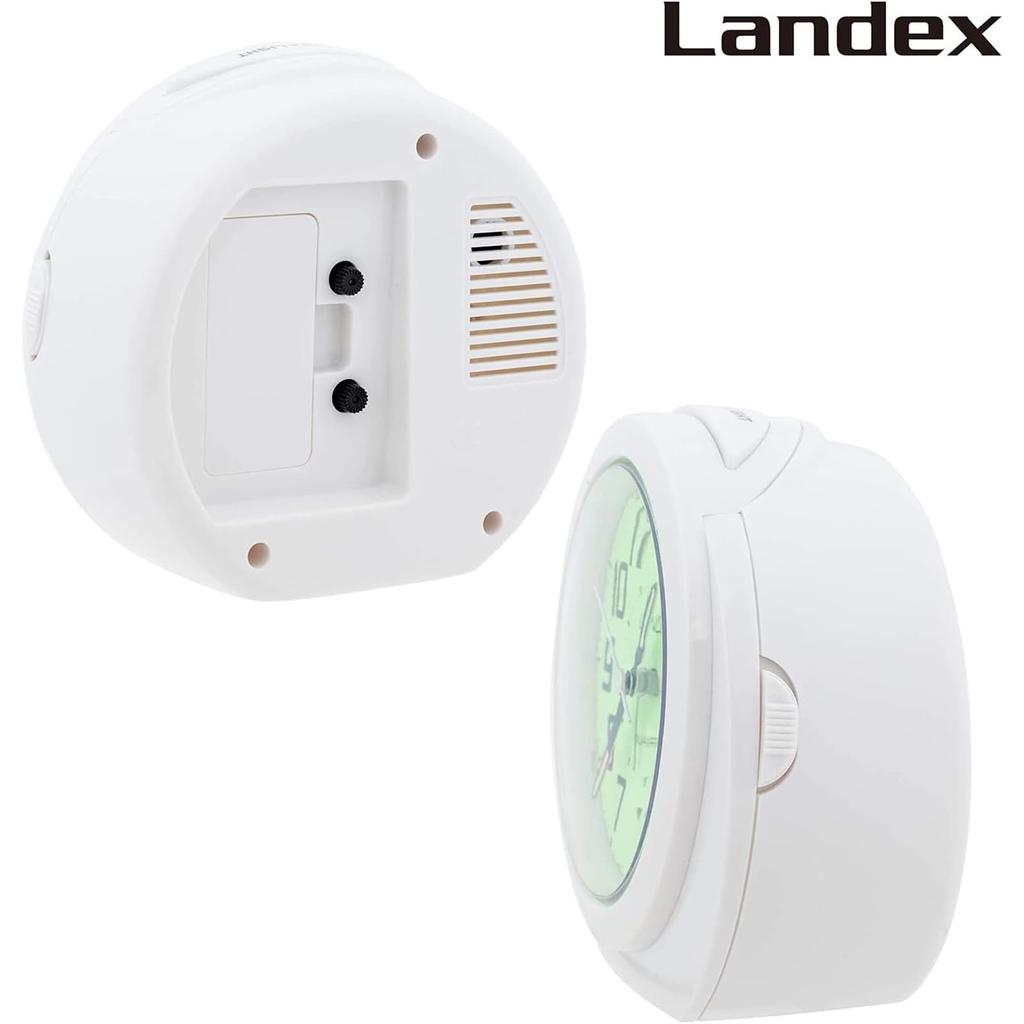 Landex Alarm Clock Analog Regulus Star Luminous Dial White YT5244WH