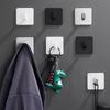 Rustfrie stålkroker Uten hulltaking Veggoppheng Sporløse Sterke Selvklebende Kroker Veggstativer Kleskroker Bak Badedørene