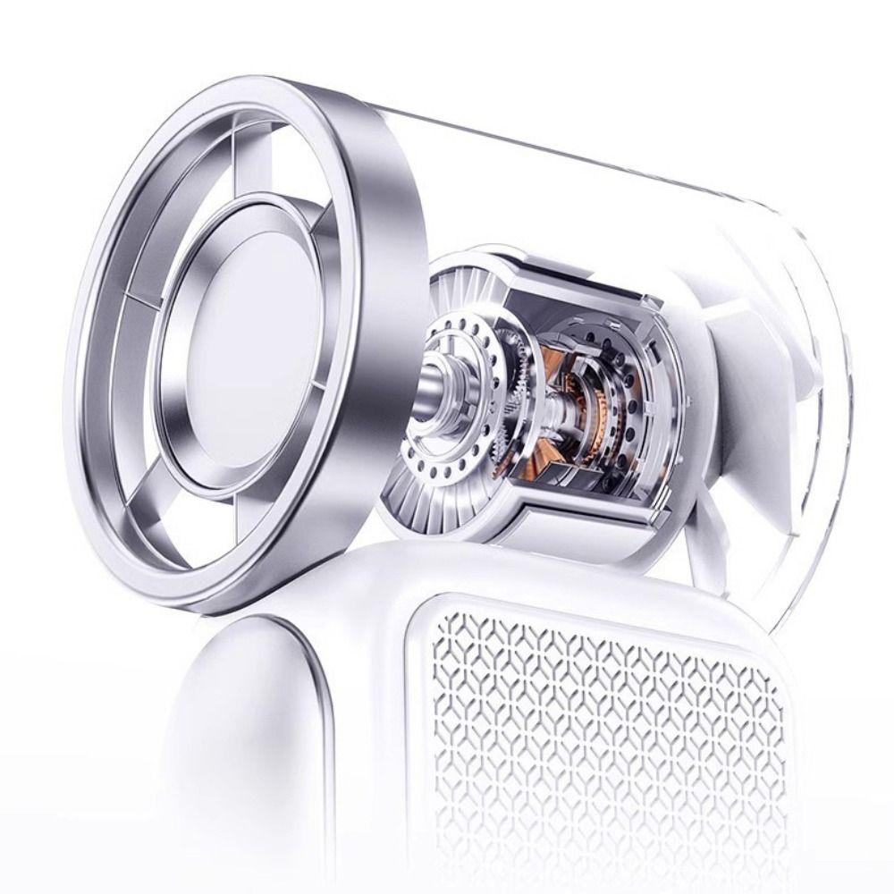 6 Gear Wind Mini Portable Fan LED Display Air Turbo Tech Handheld Turbo Fan Ultra-quiet Adjustable USB Rechargeable Fan Home
