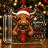 Holiday Gift Money Holder Christmas Ornament Cash Tree Hanging Decoration Creative Ideas Storage Merry Pendant for Party Decor Decorative Keepsake