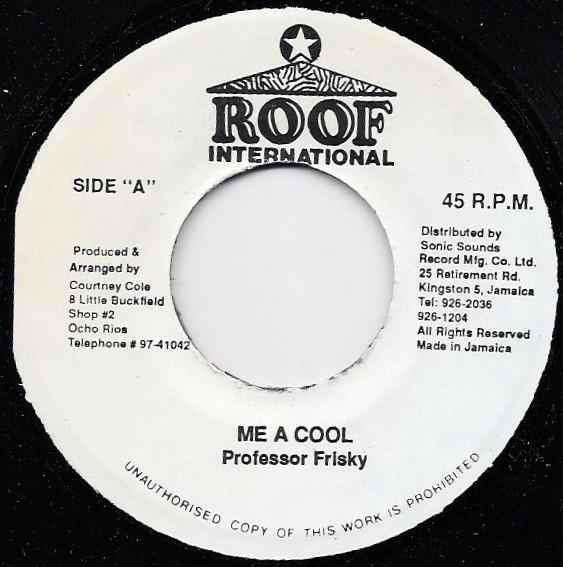 

7inch Record PROFESSOR FRISKY Me A Cool NONE Roof Internatio Jamaica Reggae Ska Dub Used