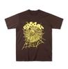 T-shirt Unisex con Stampa di Lettere in Schiuma Hip Hop Euro-Americano: Scollo Rotondo, Manica Corta, Design alla Moda