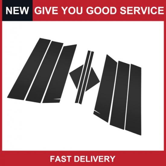 10Pcs Door Pillar Window Trim for Mazda CX5 2012- Black