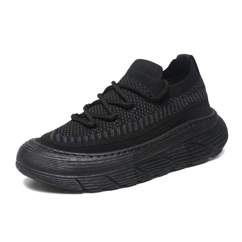 New autumn men's casual shoes comfortable breathable sports shoes fashionable fly-woven mesh shoes