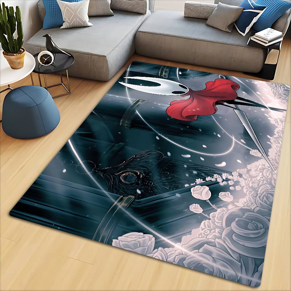 

GAME-H-Hollow Knight Long Rugs Nordic Style Home Doormat Bathroom-Toilet Mats Bedroom Bedside Area Rugs 40x60 cm