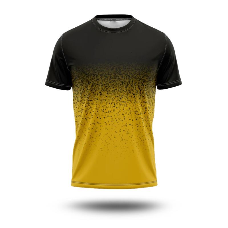 3D Printed Camouflage Quick-drying Breathable Men's T-shirt, Fitness Outdoor Tactical Casual Sports Loose Training Team Uniform