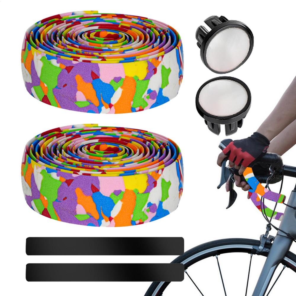 Bike Tape For Handlebars EVA Adhesive Shock-Absorbing Grip Bicycle Handlebar Tapes For Installation Riding Comfort Upgrade