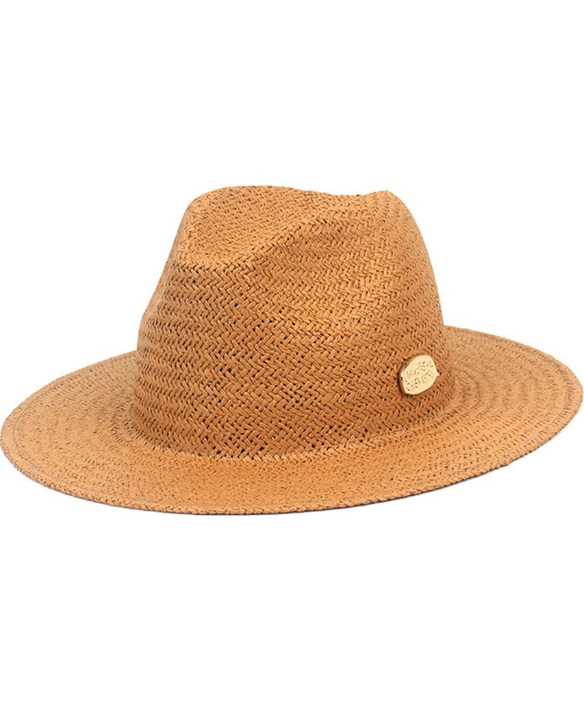 Yunibeosyeolkemiseuteuli Swing Basic Brown Simple Fedora Summer Fedora